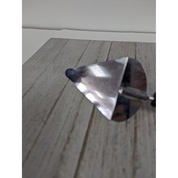 Vintage Ekco #2 Chromium Cake Pie Spatula Server 10" Black Handle - Picture 6 of 7